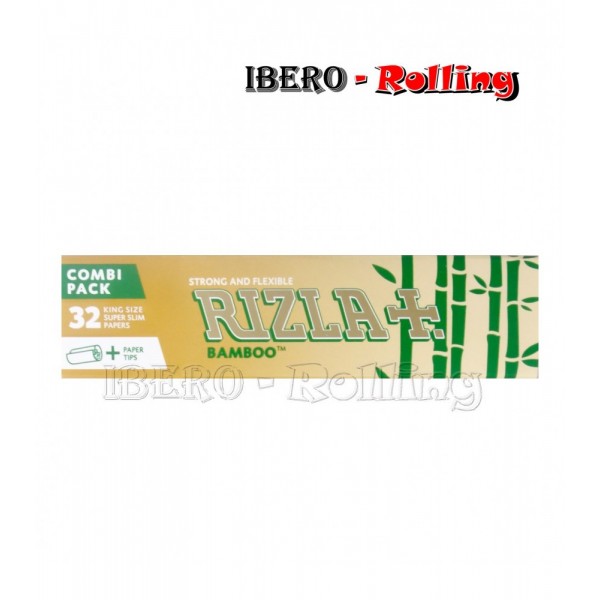 Papel Rizla Bamboo 110mm + Tips