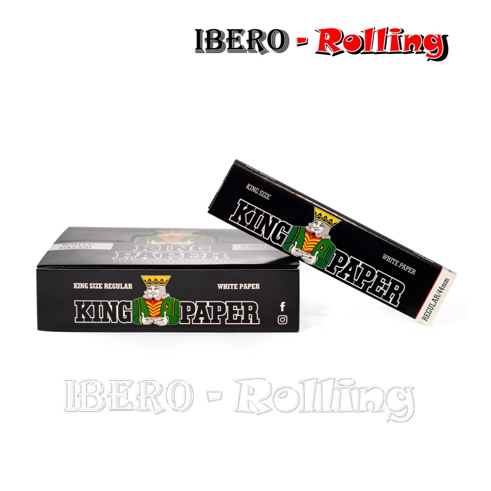 papel king paper negro largo 110mm