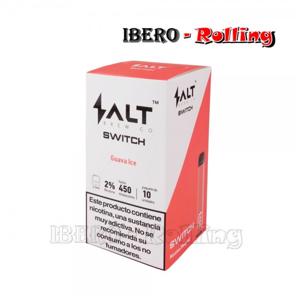 cigarrillo electrónico salt switch guayaba caja