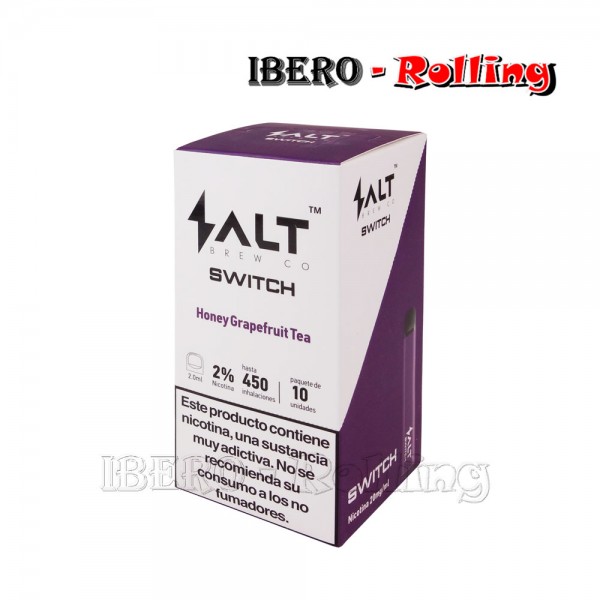cigarrillo electronico salt switch Pomelo y Miel caja